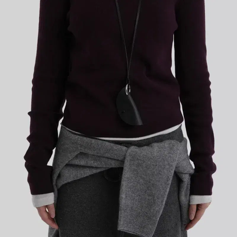 [BUNJANG] Autumn U-Neck Fine Wool Knit / 새상품 / 어텀 U넥 파인울니트