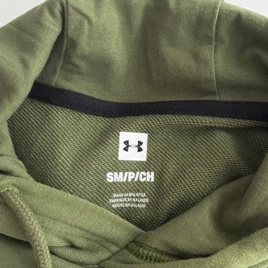 [BUNJANG] Under Armour Short Sleeve Hooded T-Shirt - Khaki / S) 언더아머 반팔 후드 티셔츠 카키