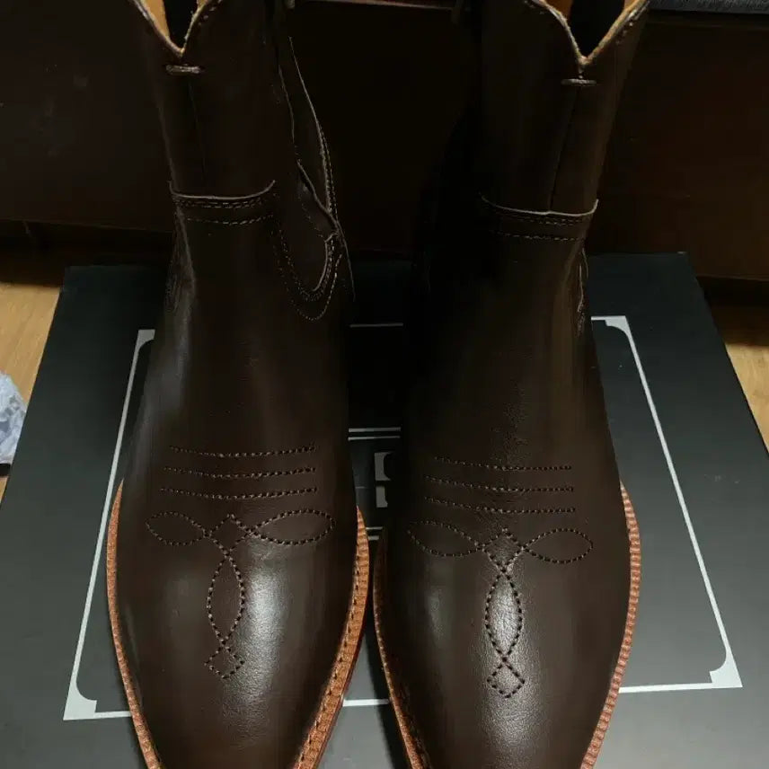 [BUNJANG] 길프 Molko 45 Cuban boot in Brownskin / 길프 Molko 45 Cuban boot in Brownskin