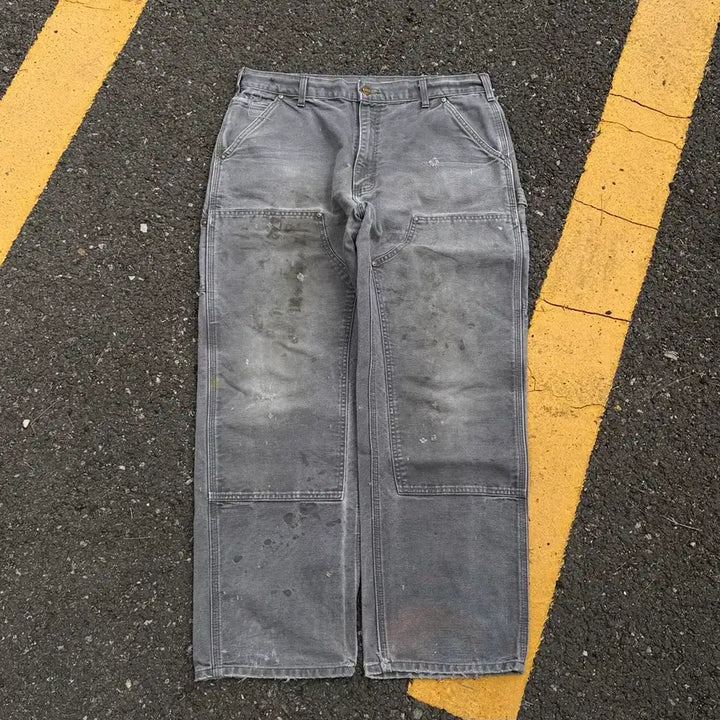 [BUNJANG] Carhartt B01 GVL Double Knee Carpenter Pants / OG 칼하트 B01 GVL 더블니 카펜터 팬츠