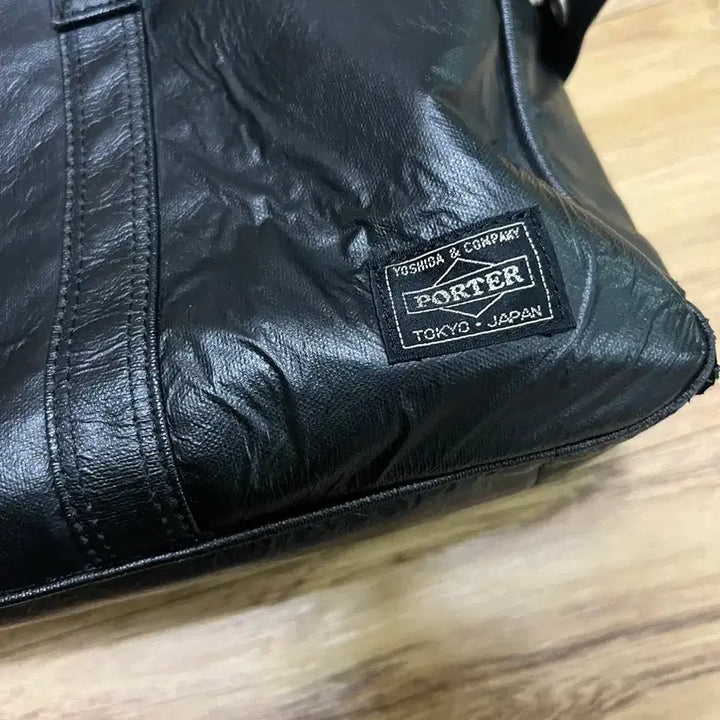 [BUNJANG] Yoshida &amp; Co. Porter Leather Duffle Bag Black / Os] 요시다포터 가방 레더 더플백 블랙