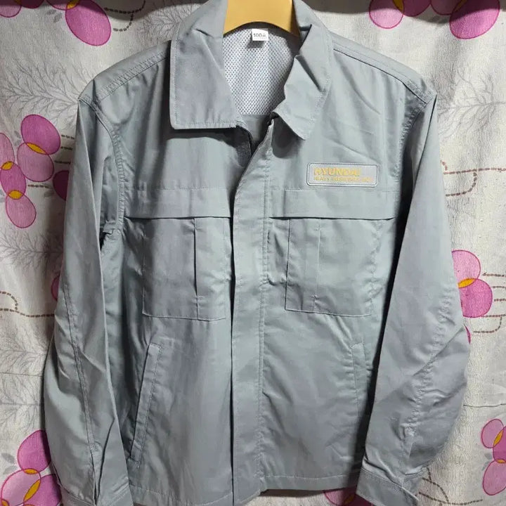 [BUNJANG] Hyundai Heavy Industries Workwear Top - Size 100 / 현대 중공업 작업복 상의 100 사이즈