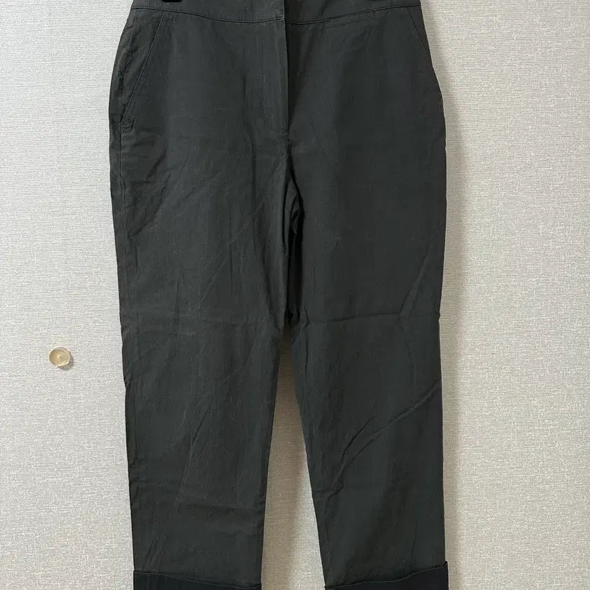 [BUNJANG] SJSJ 9-Length Cotton Pants Khaki / sjsj 9부 바지 카키
