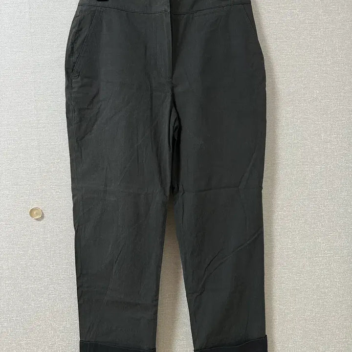 [BUNJANG] SJSJ 9-Length Cotton Pants Khaki / sjsj 9부 바지 카키