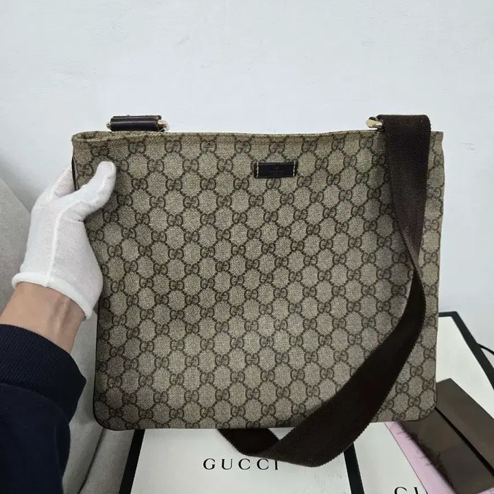[BUNJANG] Gucci Signature Shoulder Bag / [보증서 정품] 구찌 시그니처 숄더백