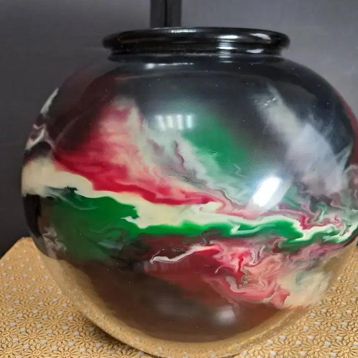 [BUNJANG] Watae Moon Jar (Approx. 26cm Height) - Yo-Byun Porcelain / 와태 달항아리 요변도자기(높이약 26cm)