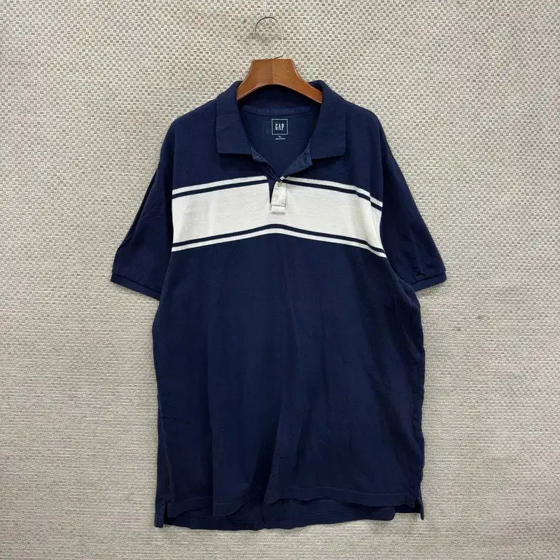 [BUNJANG] 갭 GAP 반팔카라티 XL D00143 / 갭 GAP 반팔카라티 XL D00143