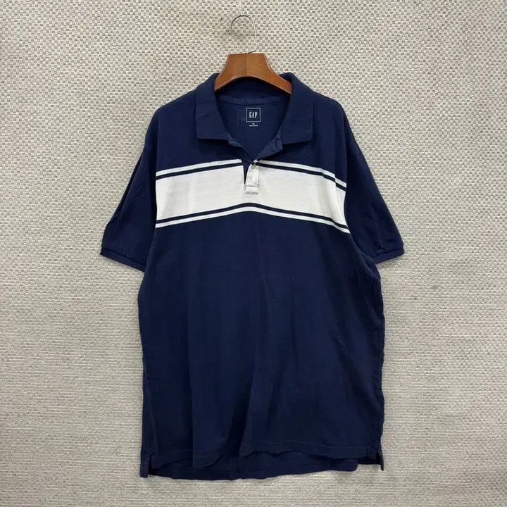 [BUNJANG] 갭 GAP 반팔카라티 XL D00143 / 갭 GAP 반팔카라티 XL D00143