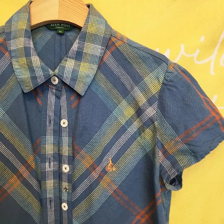 [SOLD OUT] 빈폴 체크 반팔 셔츠 S