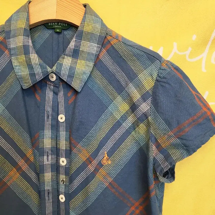 [SOLD OUT] 빈폴 체크 반팔 셔츠 S