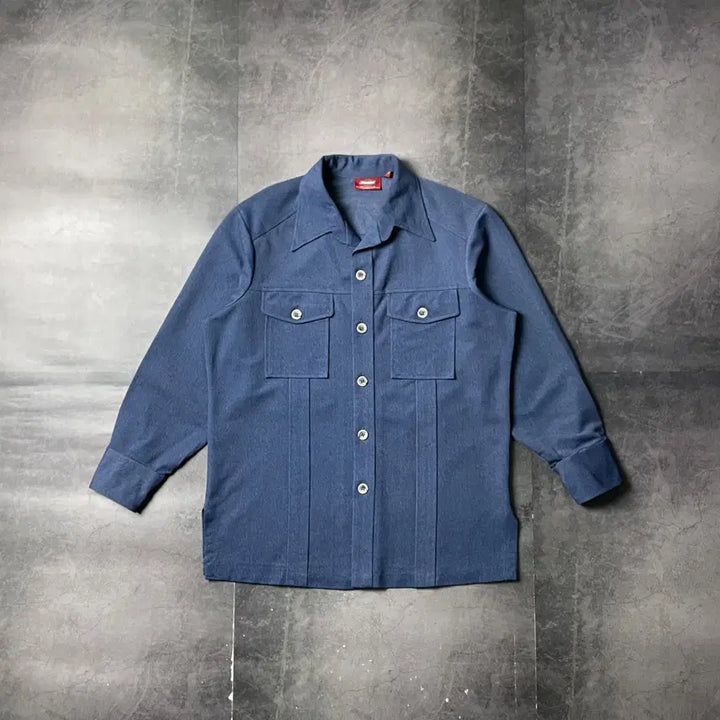 [SOLD OUT] DICKIES 디키즈 빈티지 오픈카라 핀턱 워크 셔츠 A00879