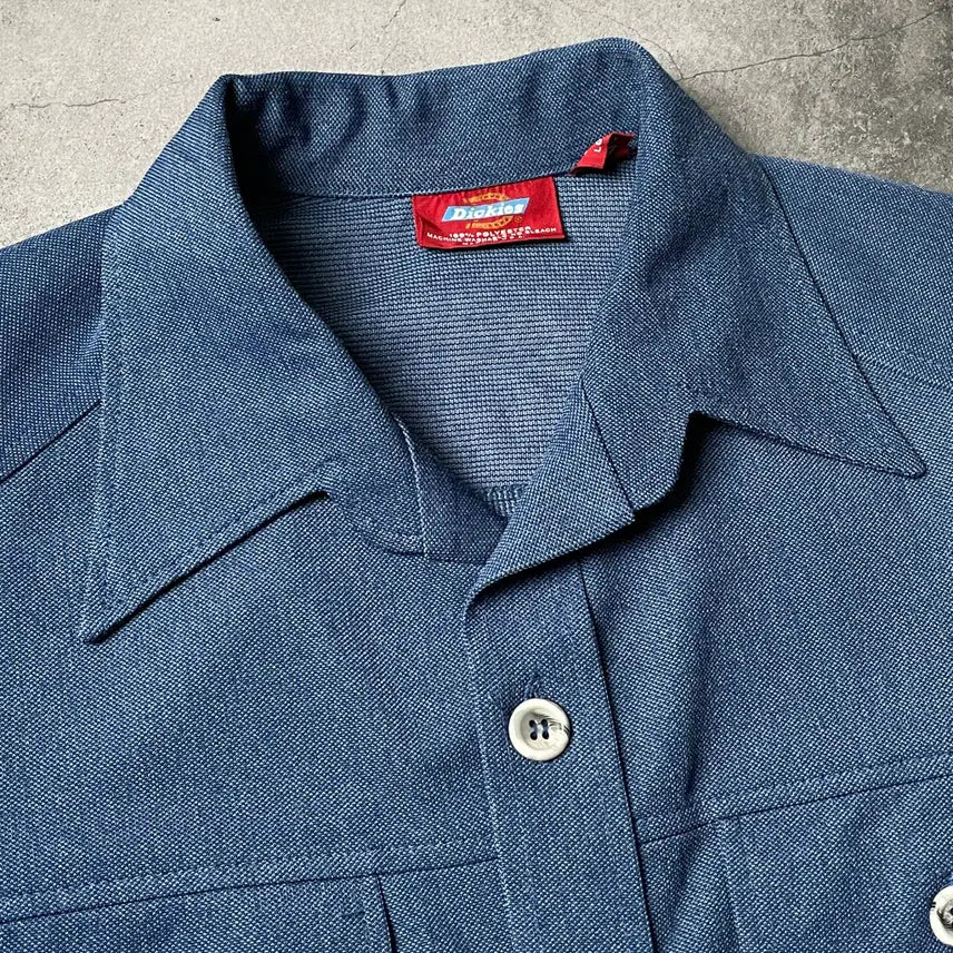 [SOLD OUT] DICKIES 디키즈 빈티지 오픈카라 핀턱 워크 셔츠 A00879