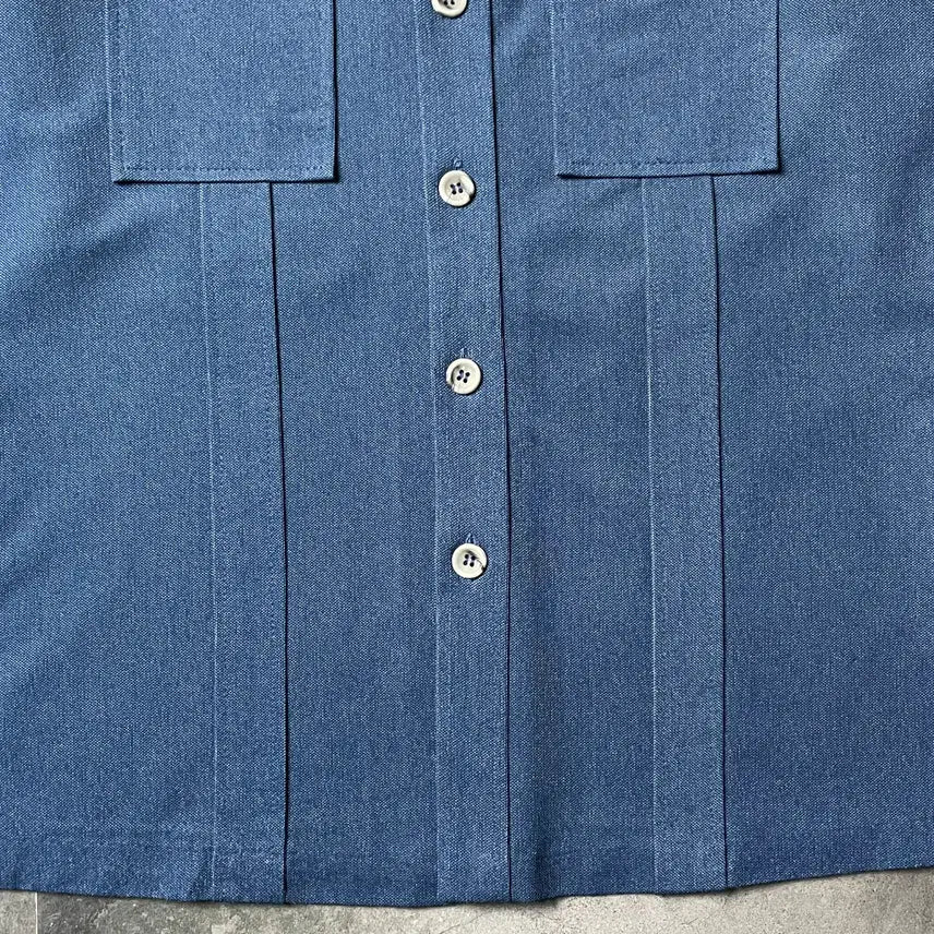 [SOLD OUT] DICKIES 디키즈 빈티지 오픈카라 핀턱 워크 셔츠 A00879