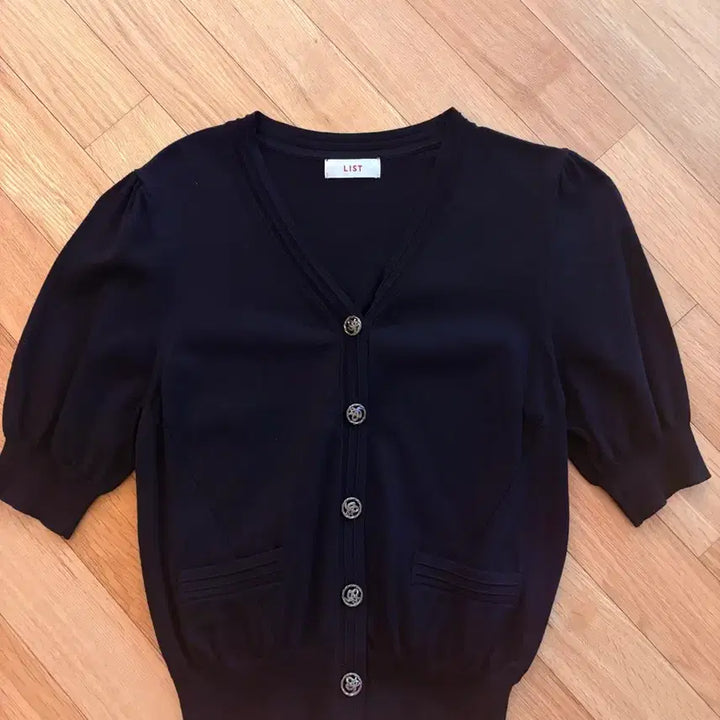 [SOLD OUT] 리스트 LIST 여름 반팔 가디건 다크네이비 55
