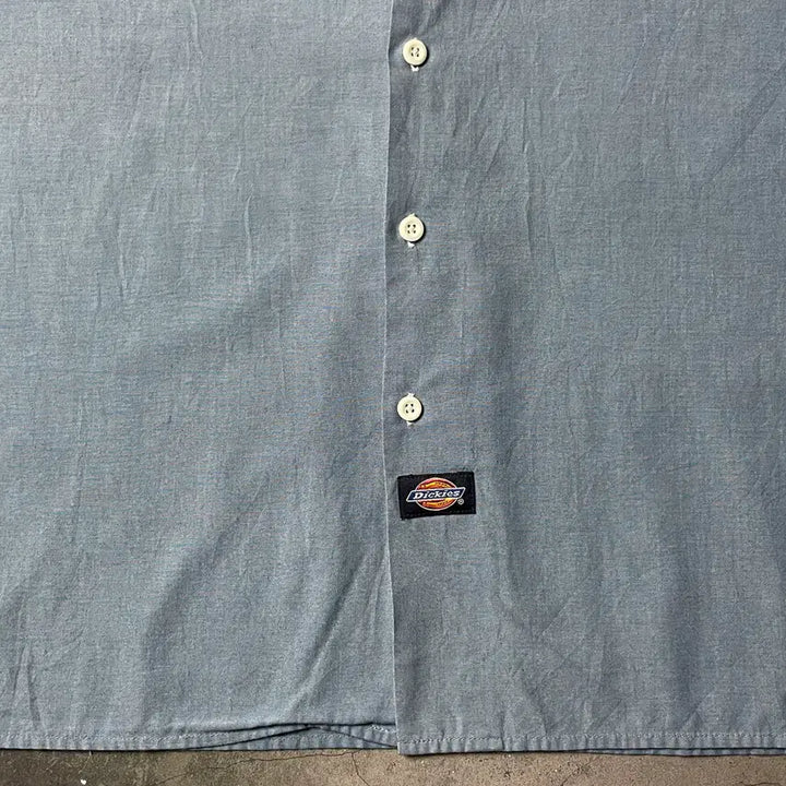 [SOLD OUT] DICKIES 디키즈 빈티지 블루 플랩포켓 워크 셔츠 A00880