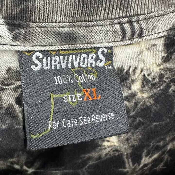 [BUNJANG] 105 Survivors 남자 루즈핏 락티셔츠 / 105 Survivors 남자 루즈핏 락티셔츠