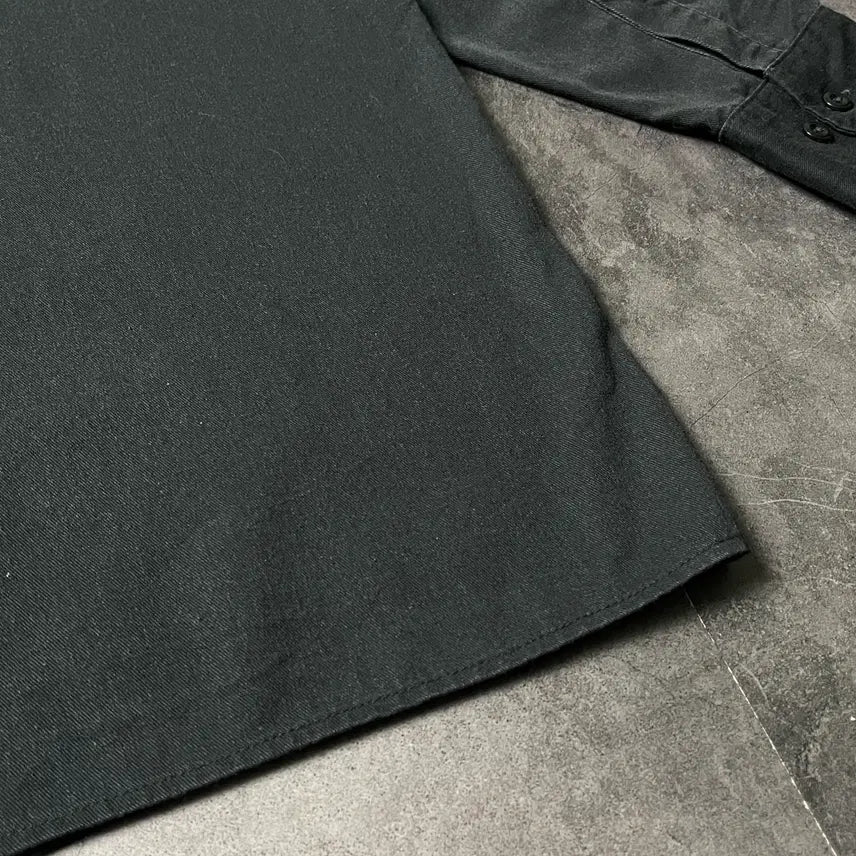 [BUNJANG] Dickies Vintage Black Flap Pocket Work Shirt A00881 / DICKIES 디키즈 빈티지 블랙 플랩포켓 워크 셔츠 A00881