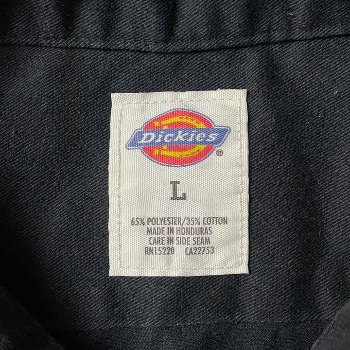 [BUNJANG] Dickies Vintage Black Flap Pocket Work Shirt A00881 / DICKIES 디키즈 빈티지 블랙 플랩포켓 워크 셔츠 A00881