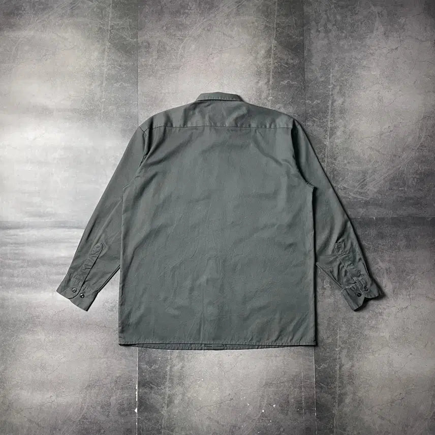 [BUNJANG] DICKIES 디키즈 빈티지 그레이 플랩포켓 워크 셔츠 A00882 / DICKIES 디키즈 빈티지 그레이 플랩포켓 워크 셔츠 A00882