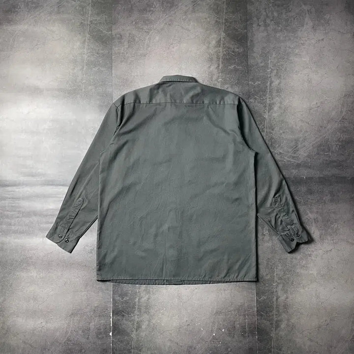 [BUNJANG] DICKIES 디키즈 빈티지 그레이 플랩포켓 워크 셔츠 A00882 / DICKIES 디키즈 빈티지 그레이 플랩포켓 워크 셔츠 A00882