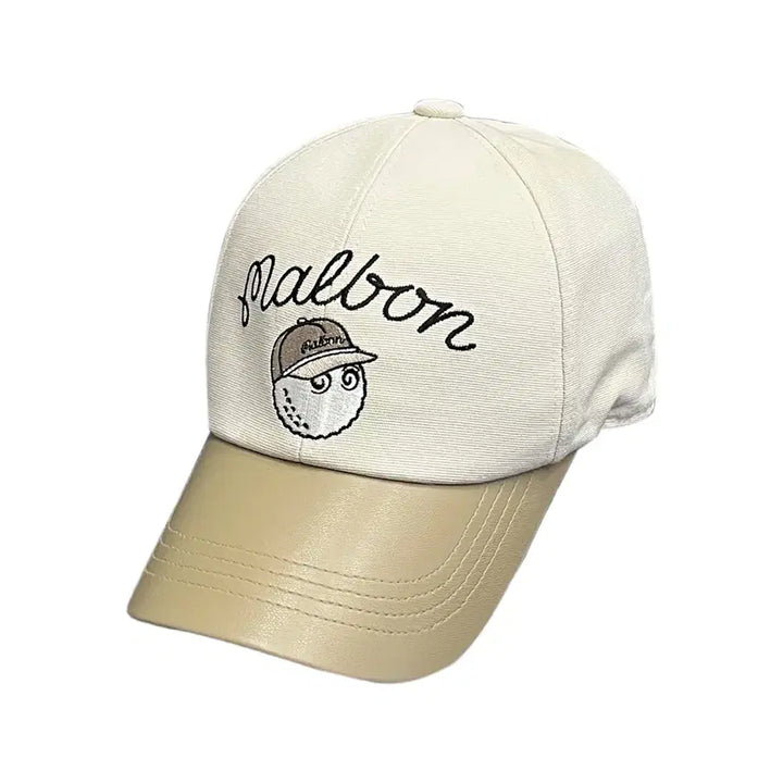 [BUNJANG] Malbon Bucket Color Block Ball Cap Beige / 말본 버킷 컬러 블록 볼캡 모자 베이지 국내 매장판