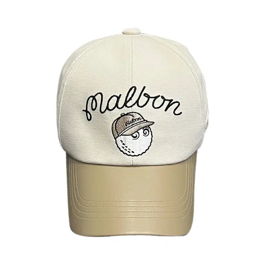 [BUNJANG] Malbon Bucket Color Block Ball Cap Beige / 말본 버킷 컬러 블록 볼캡 모자 베이지 국내 매장판