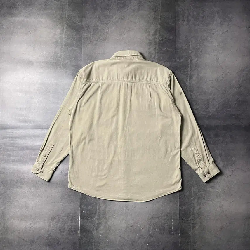 [BUNJANG] CARHARTT 칼하트 빈티지 베이지 플랩포켓 워크 셔츠 A00883 / CARHARTT 칼하트 빈티지 베이지 플랩포켓 워크 셔츠 A00883
