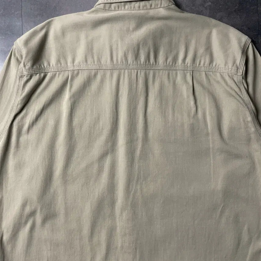 [BUNJANG] CARHARTT 칼하트 빈티지 베이지 플랩포켓 워크 셔츠 A00883 / CARHARTT 칼하트 빈티지 베이지 플랩포켓 워크 셔츠 A00883
