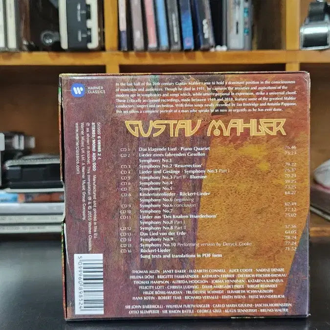 [SOLD OUT] 말러 전집 (Mahler Complete Works) 16CD (수입)