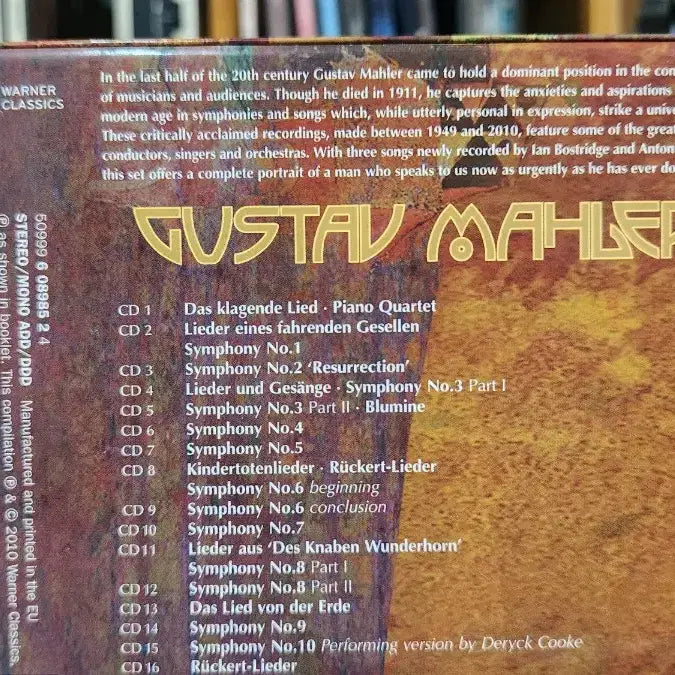 [SOLD OUT] 말러 전집 (Mahler Complete Works) 16CD (수입)