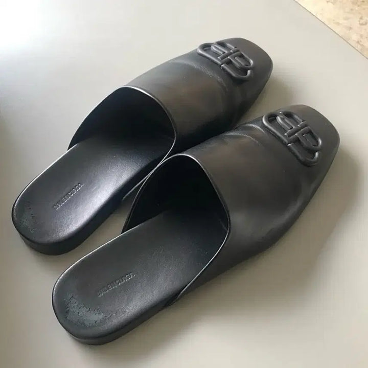[BUNJANG] 280] 발렌시아가 코지 뮬 블랙 슬리퍼 / 280] 발렌시아가 코지 뮬 블랙 슬리퍼
