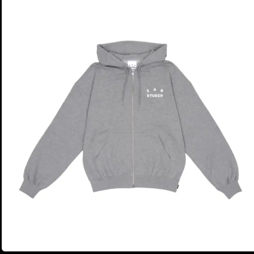 [SOLD OUT] 26ss IAB STUDIO 회색 후드 집업 새상품