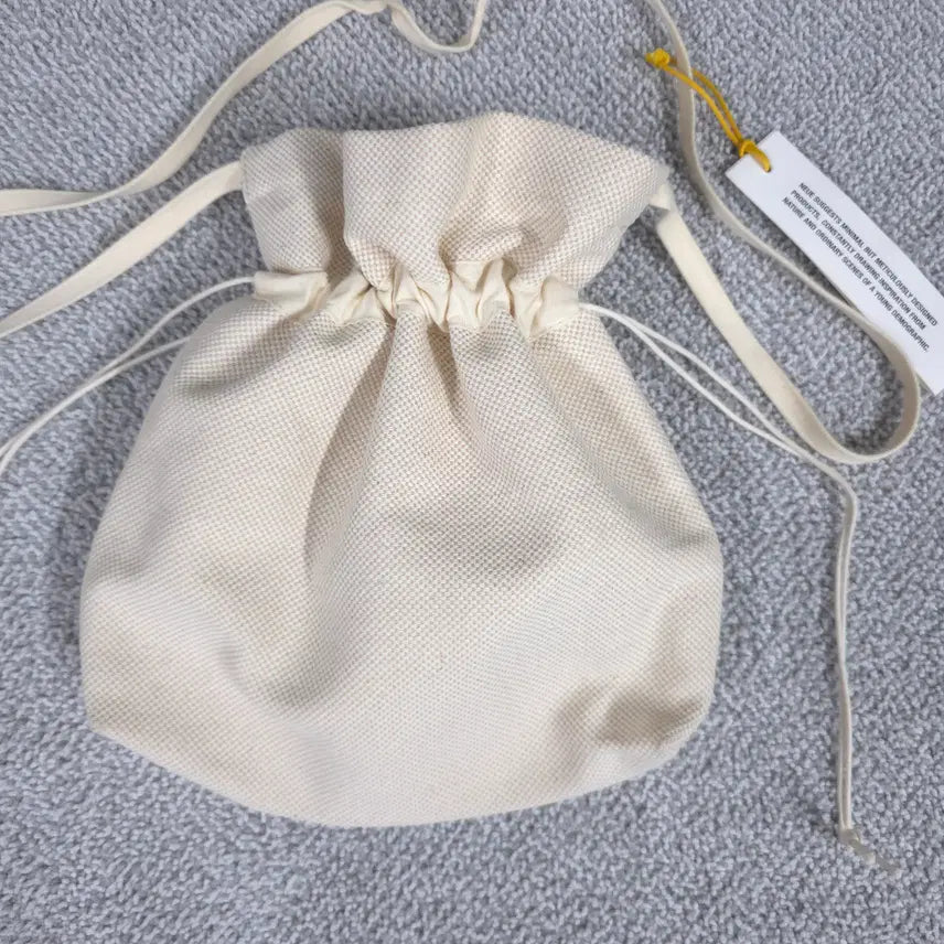 [SOLD OUT] [새상품] 노이에(NEUE) 캔버스 스트링백 복조리 크로스백 가방
