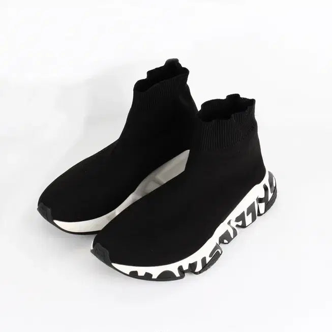 [BUNJANG] Balenciaga Graffiti Speedrunner Sneakers Black / 발렌시아가 그래피티 스피드러너 스니커즈 블랙 36(230)