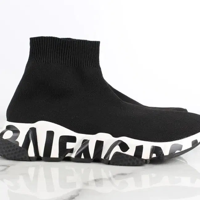 [BUNJANG] Balenciaga Graffiti Speedrunner Sneakers Black / 발렌시아가 그래피티 스피드러너 스니커즈 블랙 36(230)