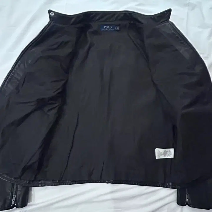 [SOLD OUT] 폴로 랄프 로렌 카우 레더 모토 레이서 자켓 L