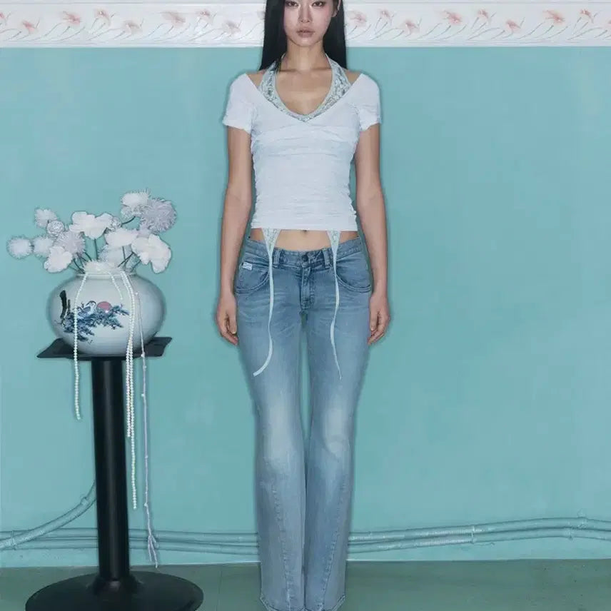 [BUNJANG] 플리즈노팔로우 25빈티지부츠컷 연청 m / 플리즈노팔로우 25빈티지부츠컷 연청 m