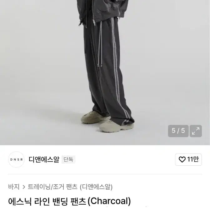 [BUNJANG] DNSR 디앤에스알 에스닉 라인 트랙팬츠 / DNSR 디앤에스알 에스닉 라인 트랙팬츠