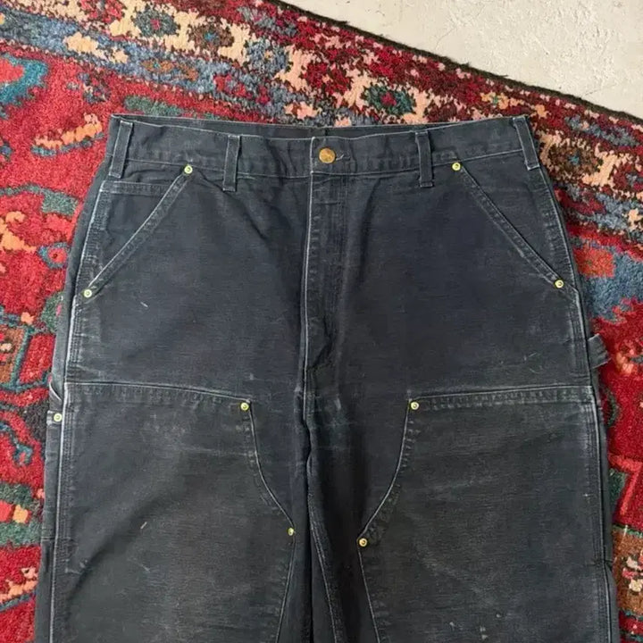 [BUNJANG] [36] OG USA Made 칼하트 B01 더블니 블랙 칼하트 썩블니 / [36] OG USA Made 칼하트 B01 더블니 블랙 칼하트 썩블니