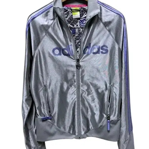 [BUNJANG] Adidas Silver Track Top (Purple), Vintage / 360아디다스희귀져지 아디다스실버져지 M 퍼플져지 트랙탑 빈티지져지 일본