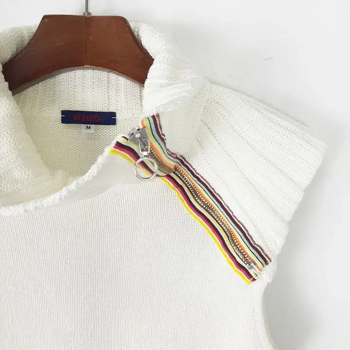 [BUNJANG] 겐조 사선집업 니트조끼 2XS / 겐조 사선집업 니트조끼 2XS