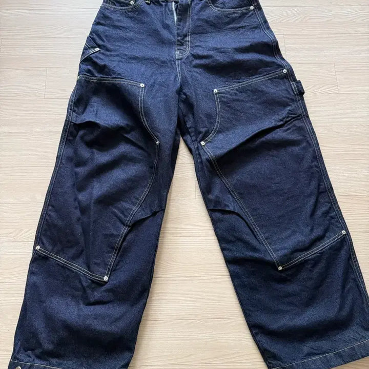 [BUNJANG] 9999아카이브 Double Knee Denim Pants / 9999아카이브 Double Knee Denim Pants