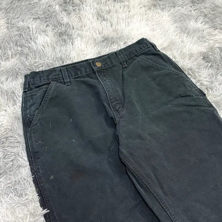 [SOLD OUT] [34] 빈티지 칼하트 B11 BLK 싱글니 카펜터 팬츠