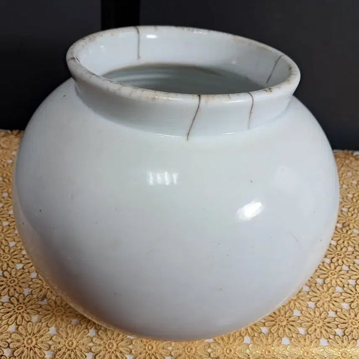 [BUNJANG] (골동품)순백자 달항아리(높이약 17cm) / (골동품)순백자 달항아리(높이약 17cm)