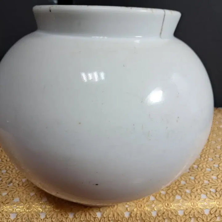 [BUNJANG] (골동품)순백자 달항아리(높이약 17cm) / (골동품)순백자 달항아리(높이약 17cm)