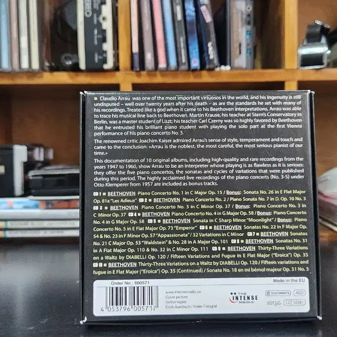 [BUNJANG] 클라우디오 아라우 베토벤 10CD 박스 (수입) / 클라우디오 아라우 베토벤 10CD 박스 (수입)