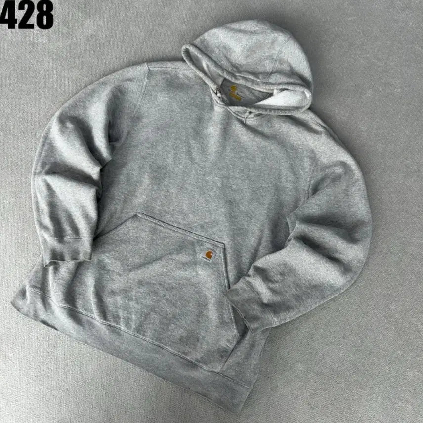 [BUNJANG] Carhartt Gray Hoodie / 칼하트 회색 후드티
