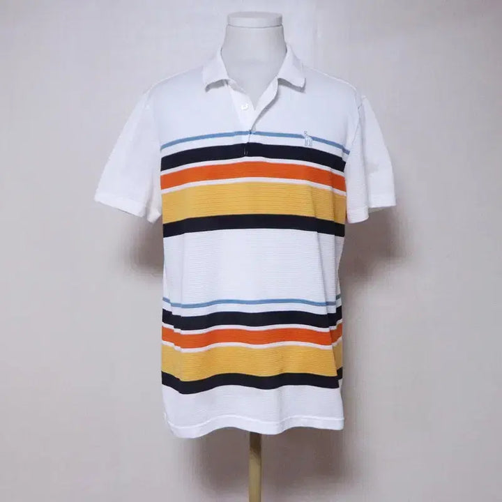 [SOLD OUT] 헤지스골프 남성100 스트라이프 반팔 티셔츠(3)