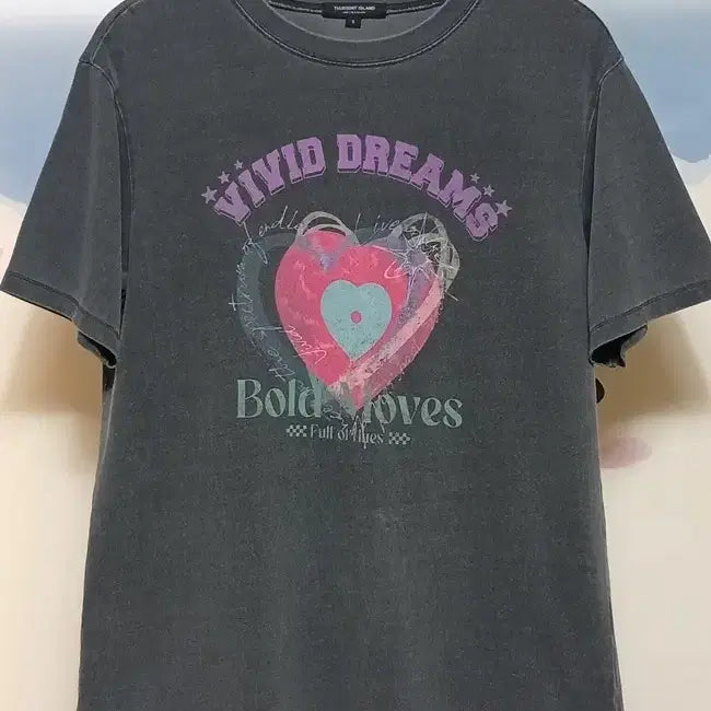 [SOLD OUT] (S) 써스데이아일랜드 25ss 오버핏 빈티지 반팔티