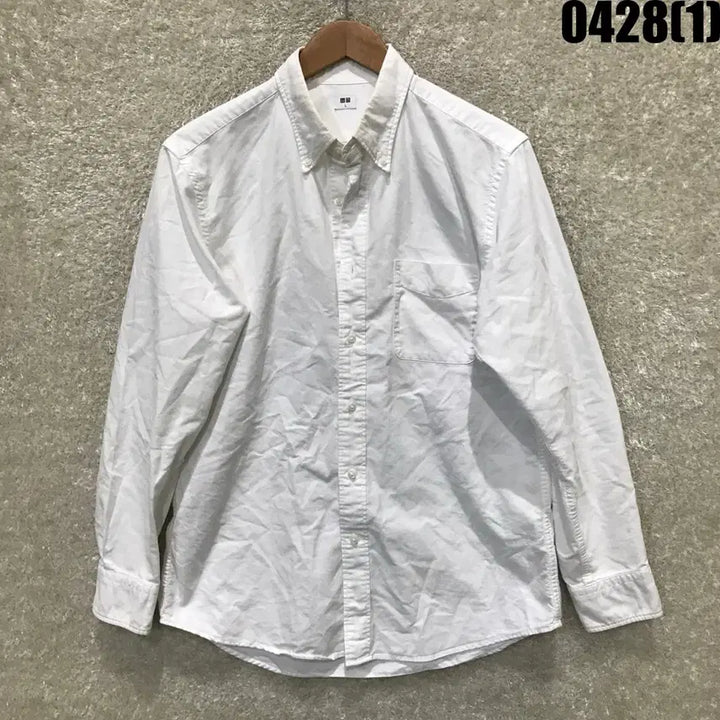 [SOLD OUT] 유니클로 화이트 옥스포드 셔츠 L
